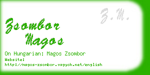 zsombor magos business card